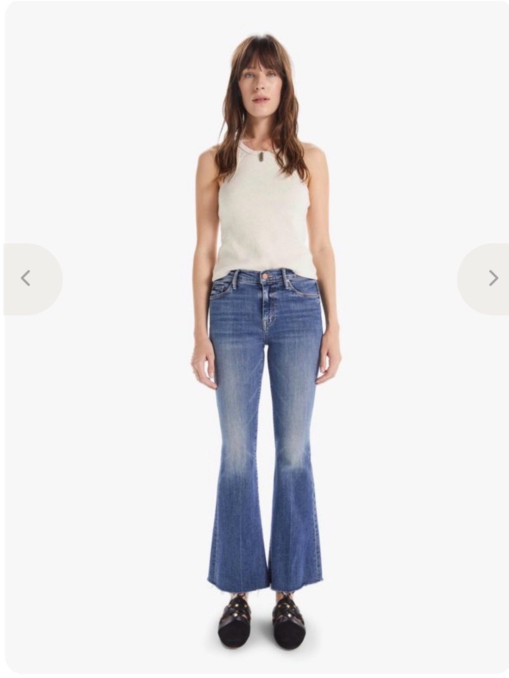MOTHER Weekender Fray in Walking on Coals Size 28
